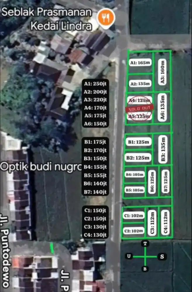 Tanah kavling Gaum Tasikmadu Karanganyar