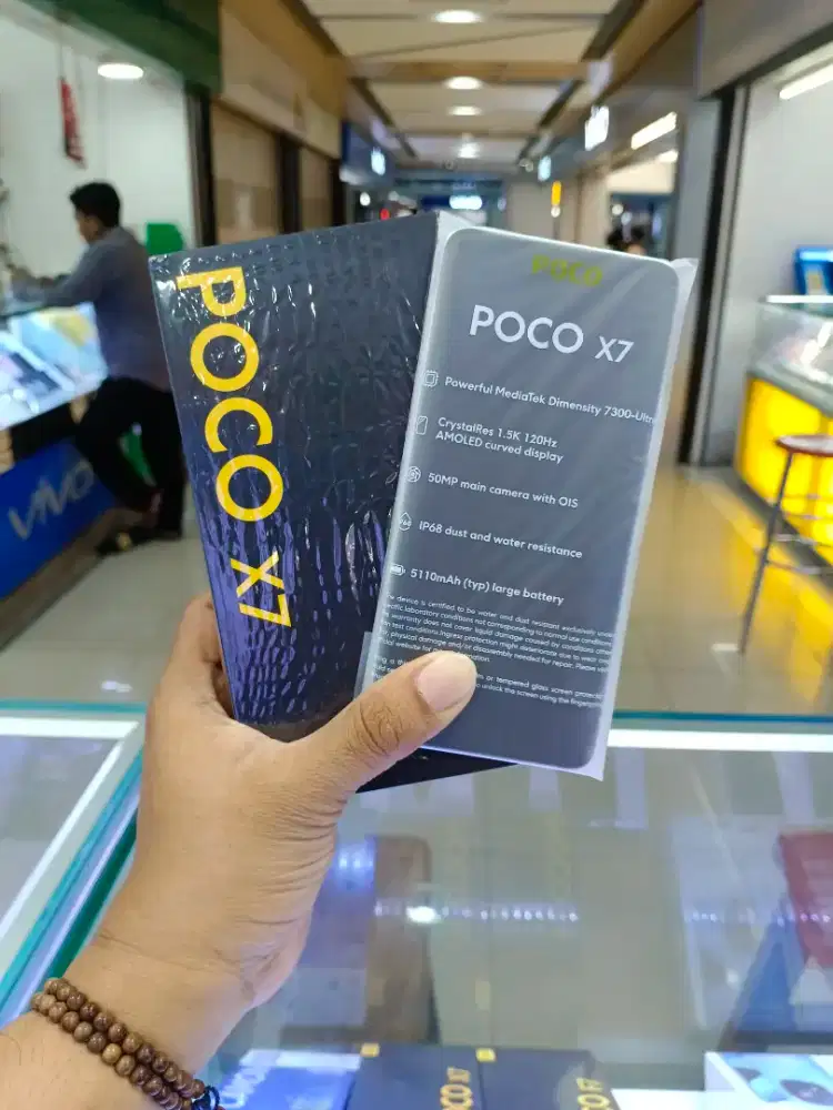Poco X7 5G 8/256 Silver Super Duper Like New 100% Resmi Xiaomi Indo