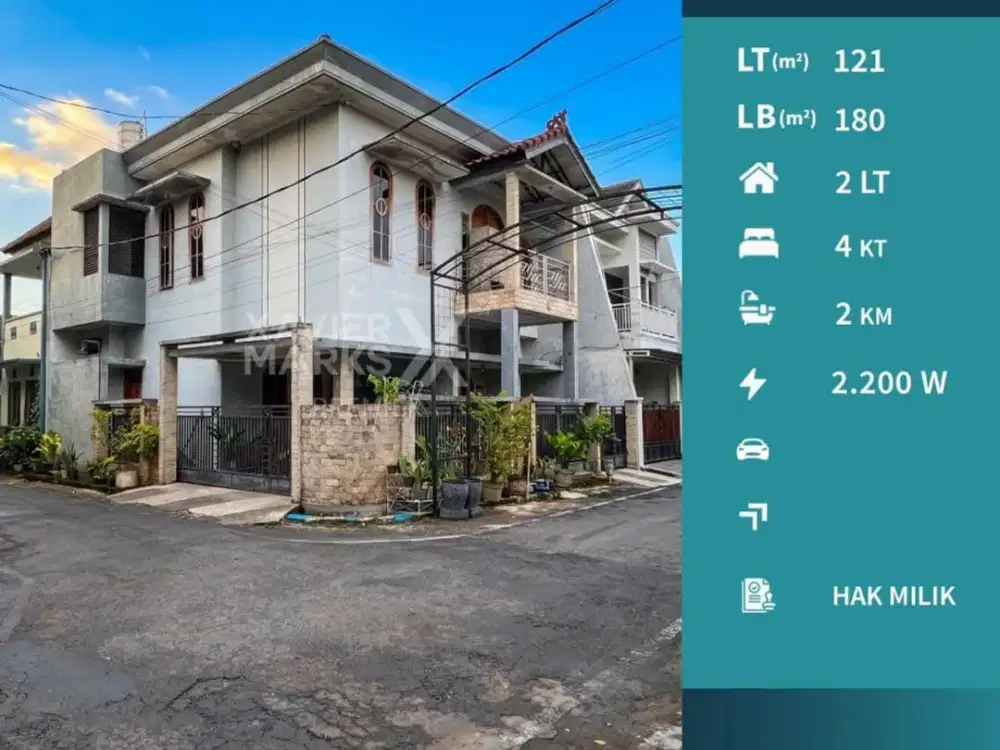Dijual Rumah di Arjowinangun Kedungkandang Malang Posisi Hook