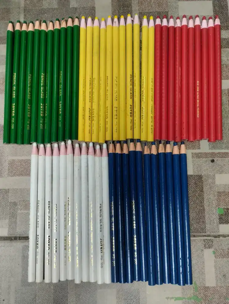PENSIL KACA ADA 5 WARNA SISA STOK TOKO ATK TUTUP