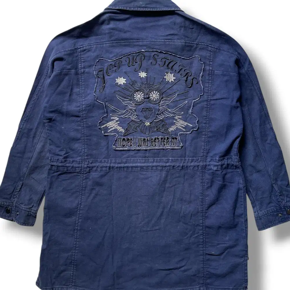Jaket Jeans Motif Bordir