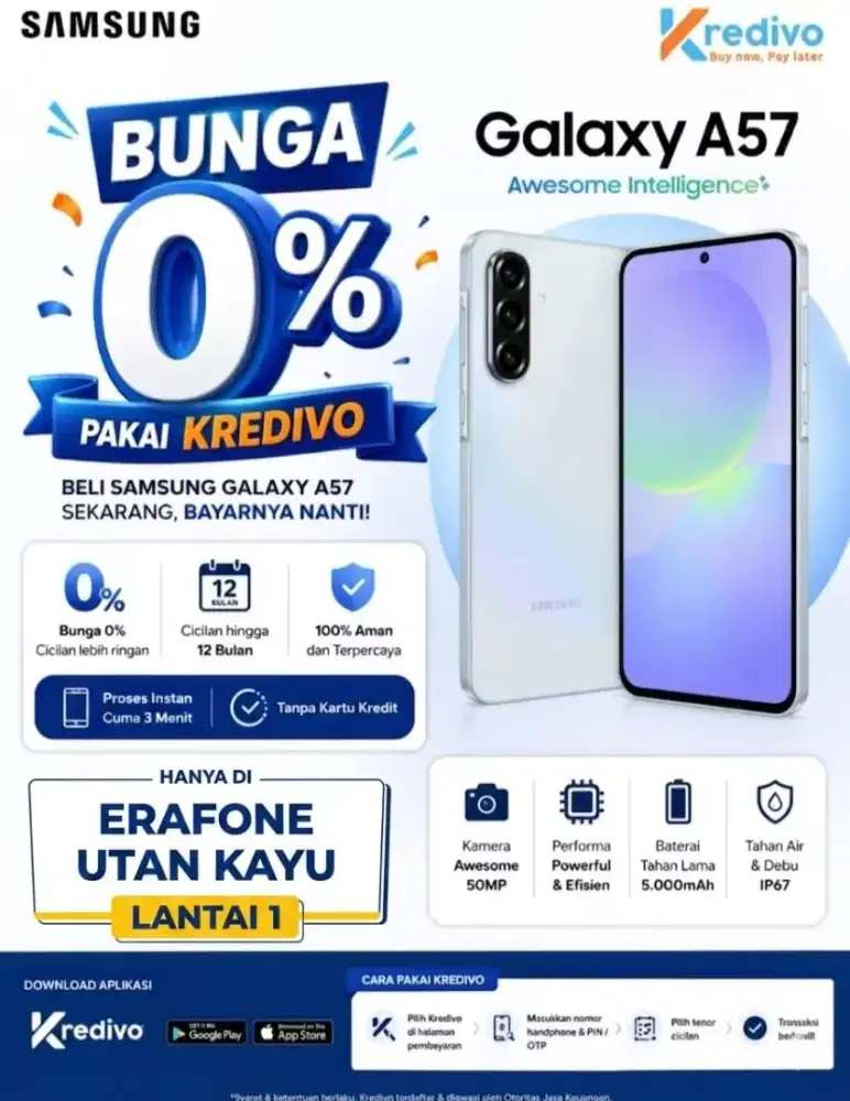 promo cicilan hp Samsung special edition via kredivo