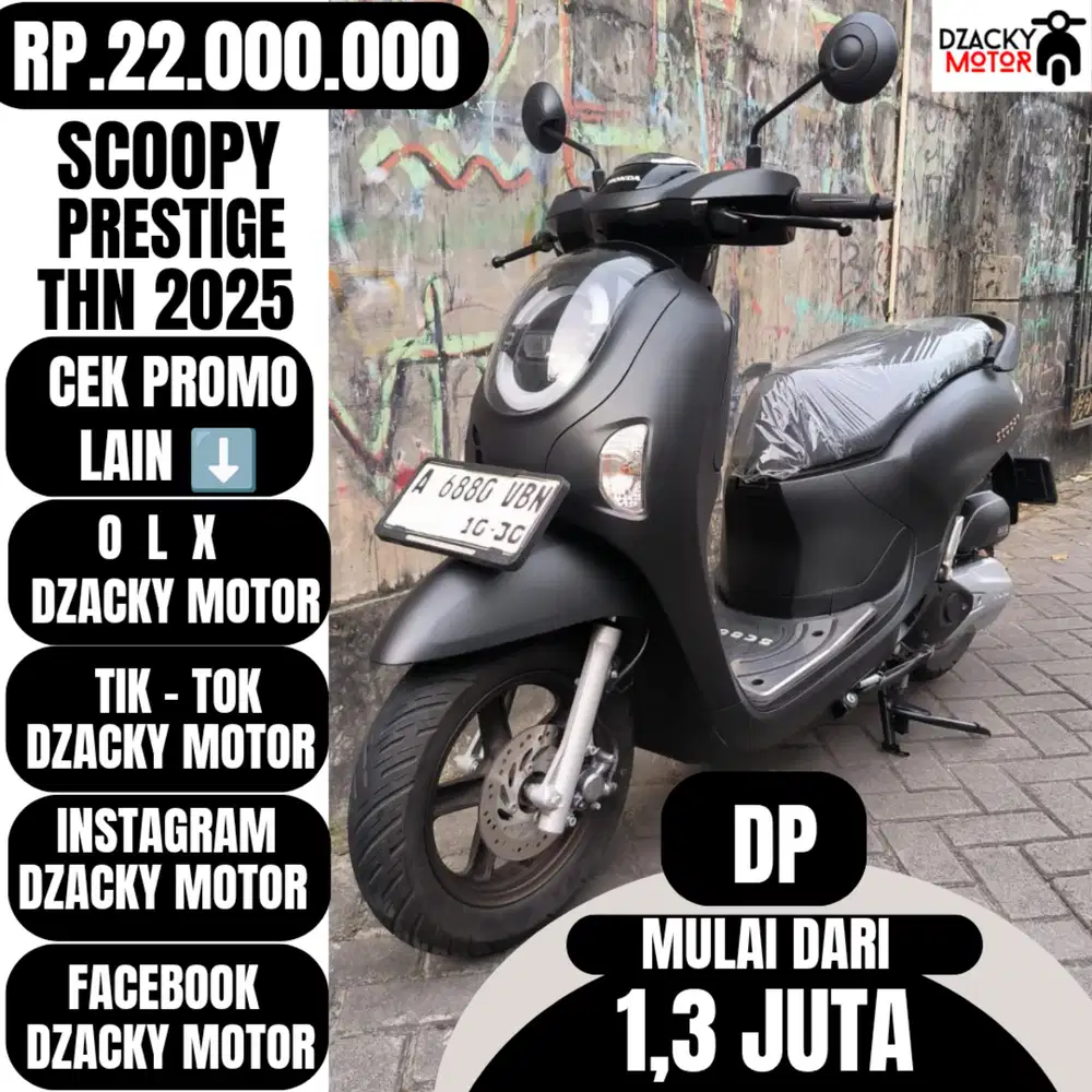 SCOOPY PRESTIGE 2025 SECOND LIKE NEW