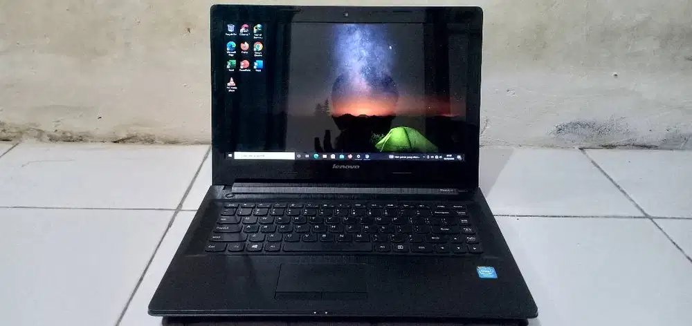 Laptop Lenovo G40 Slim, Celeron N2830, RAM 8GB HDD 500GB, SIAP PAKAI