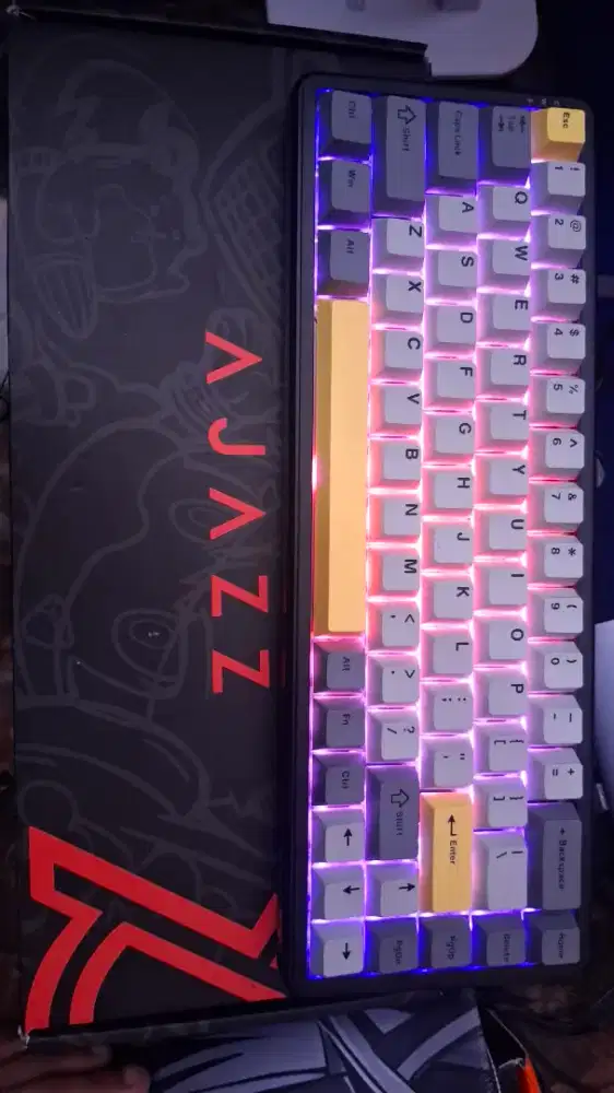 Mouse Logitech G 502 Hero dan Keyboard Ajazz
