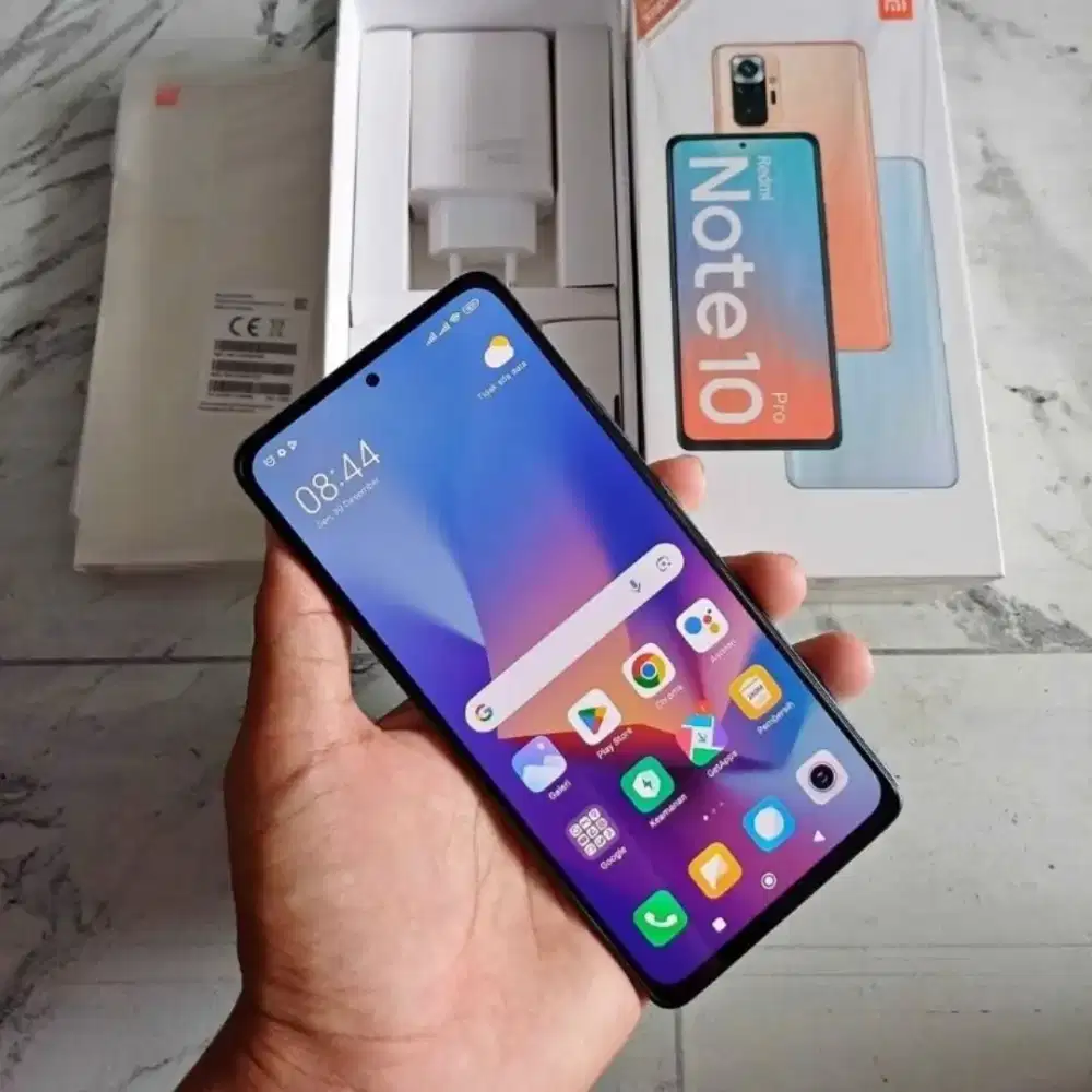 Dijual HP Xiaomi Redmi Note 10 Pro Ram 8/128 Fullset