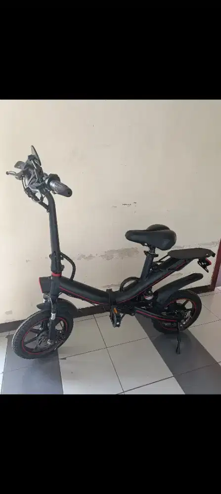 Dijual Sepeda Listrik Android model Lipat Black Sporty