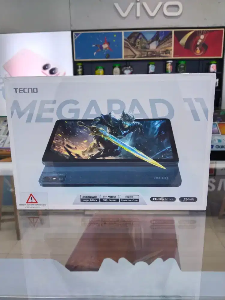 TECNO MegaPad 11 8GB/256GB SIM & wIfI, Free SoftCase Garansi Resmi