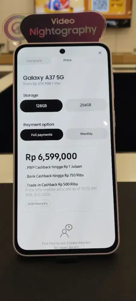 SAMSUNG GALAXY A37