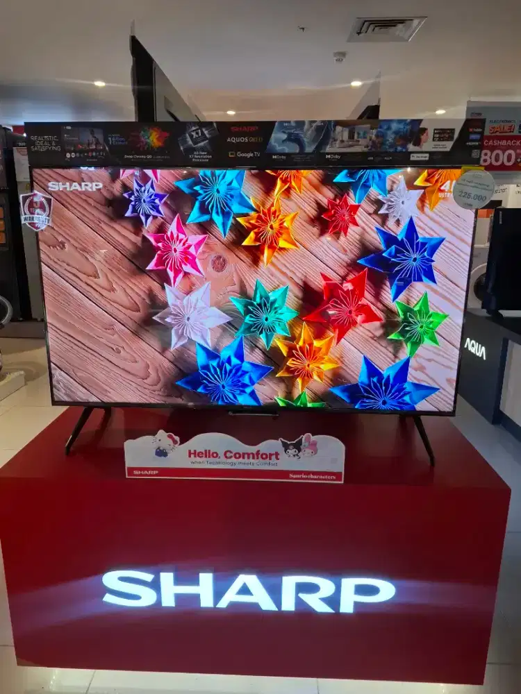 QLED GOOGLE TV SHARP 55INCH