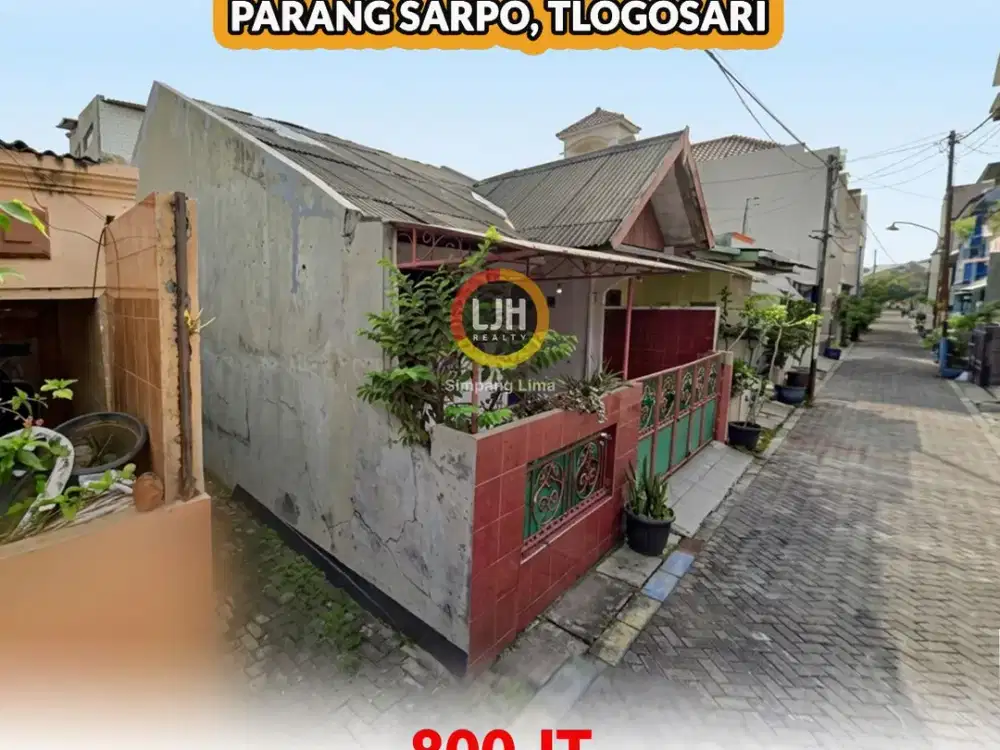 Dijual Rumah 3 KT 2 KM, Tlogosari Semarang Kota