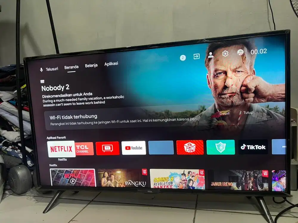 tv led tcl 40inc android smart digital