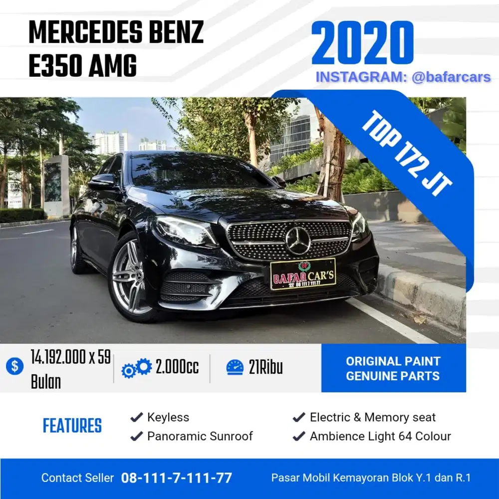Mercedes Benz E350 AMG Low KM