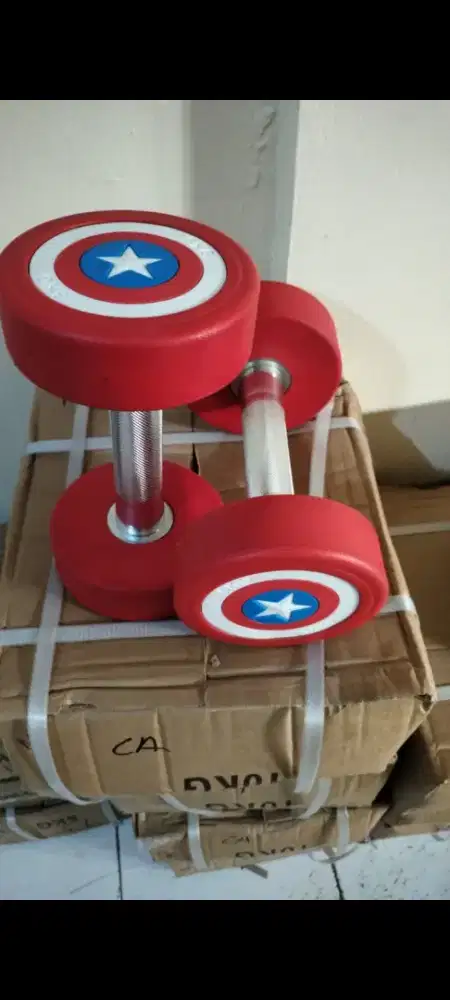 dumble plate Captain america series alat angkat beban