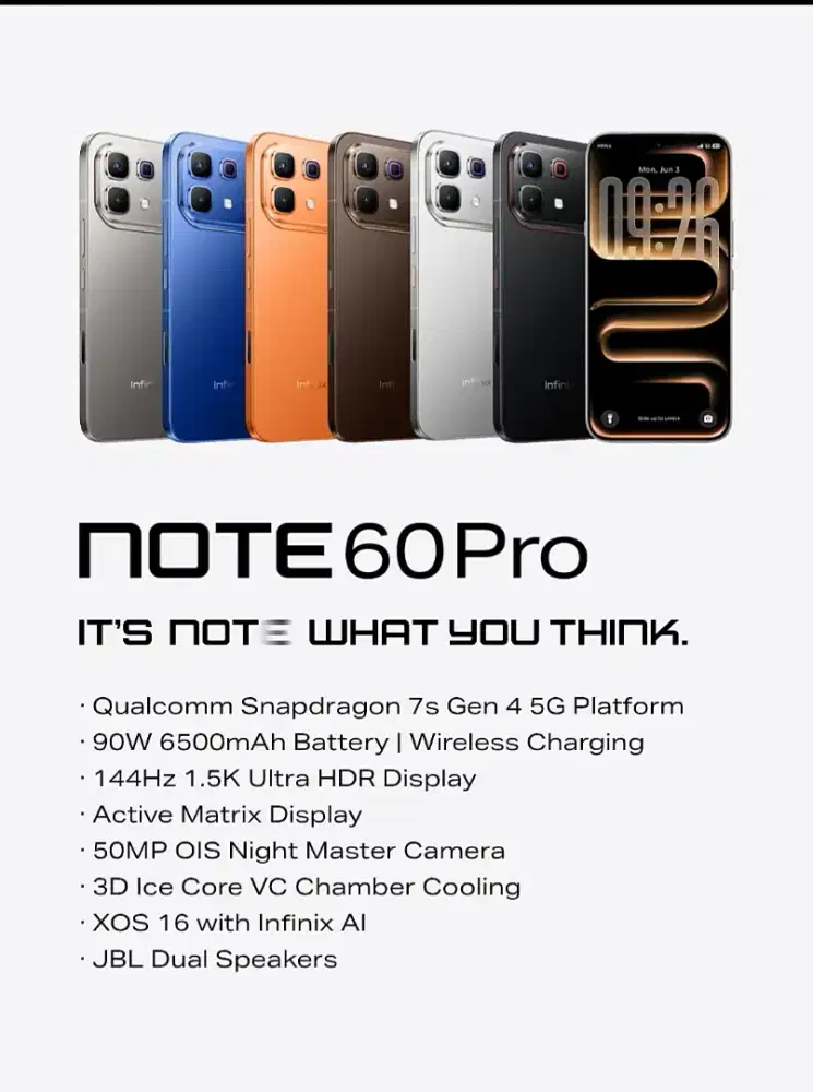 INFINIX  NOTE 60 PRO 8/256