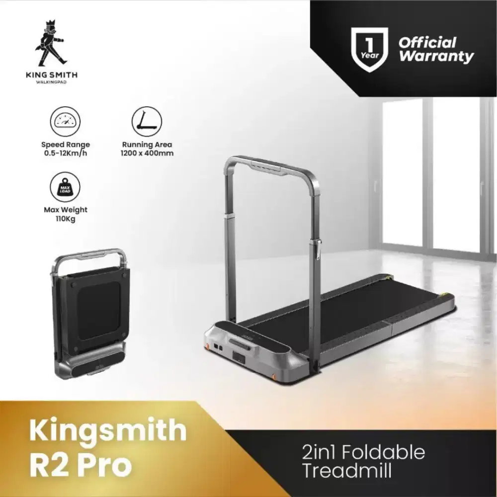 Jual Cepat! Foldable Treadmill Kingsmith R2 Pro