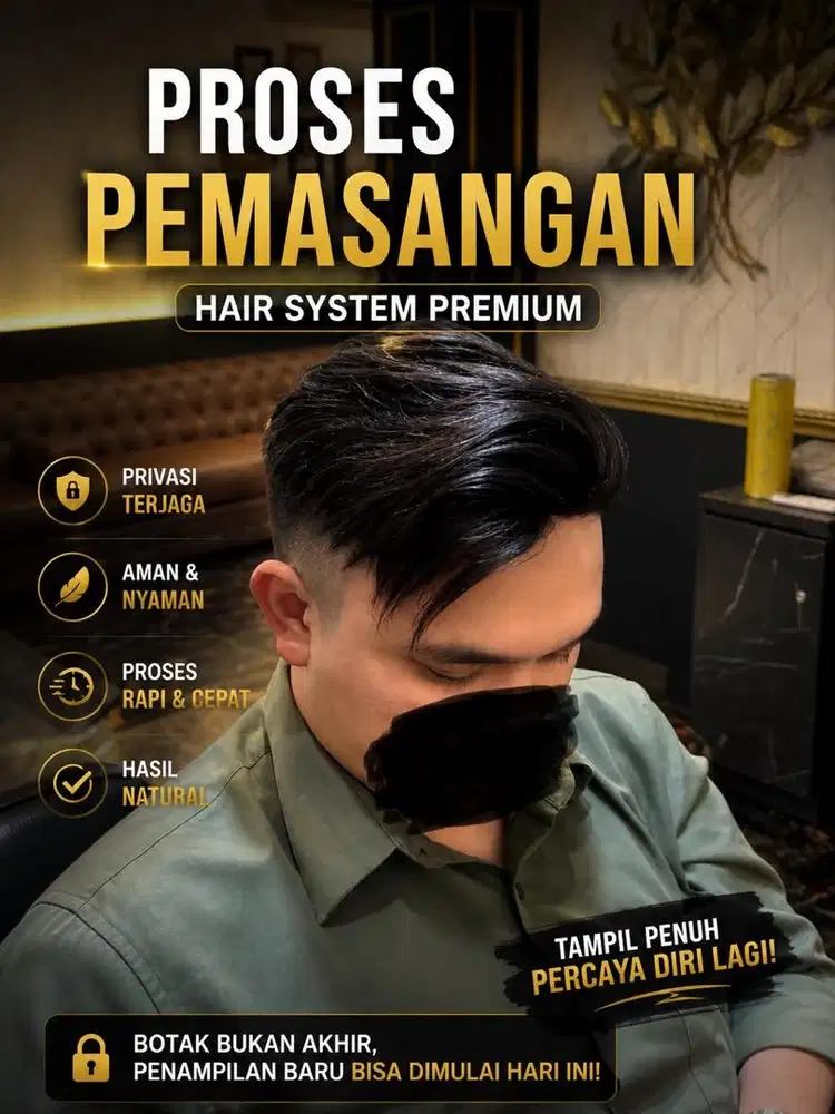 Rabut tipis botak jadi tebal lagi