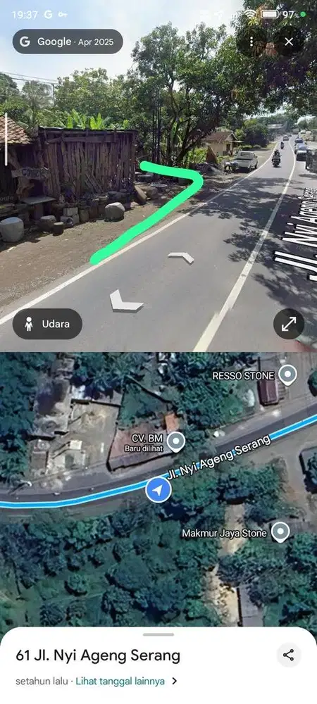 Jual Tanah dekat Jalan Raya