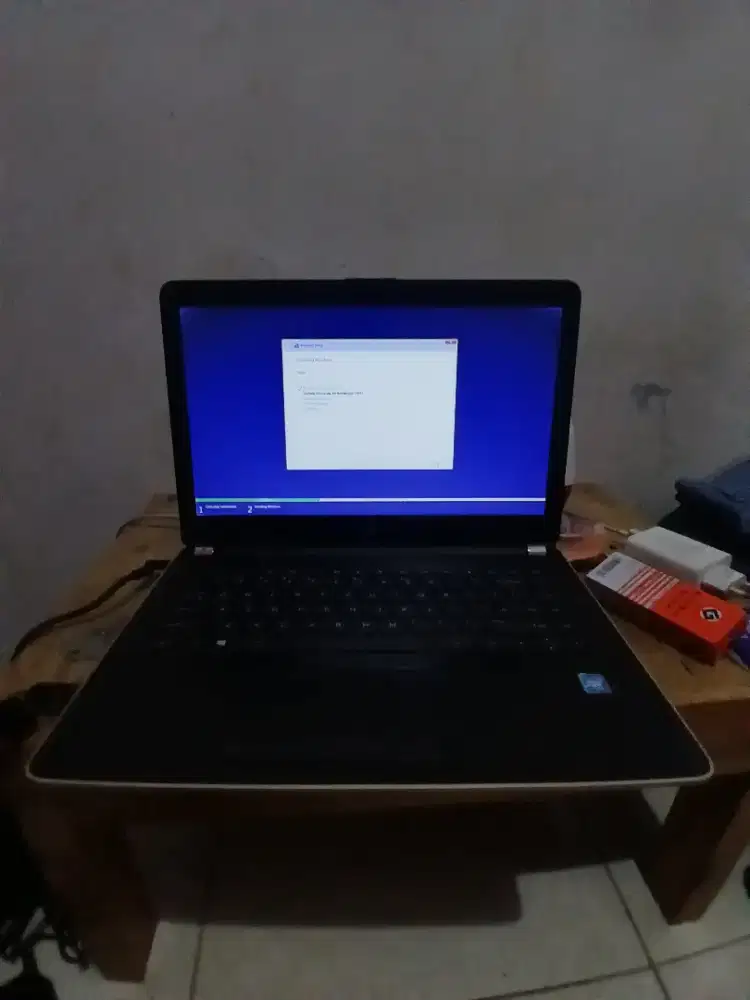 REDY  HP 14BS006TU
PROSSESOR INTEL CELERON 3060GHZ
RAM