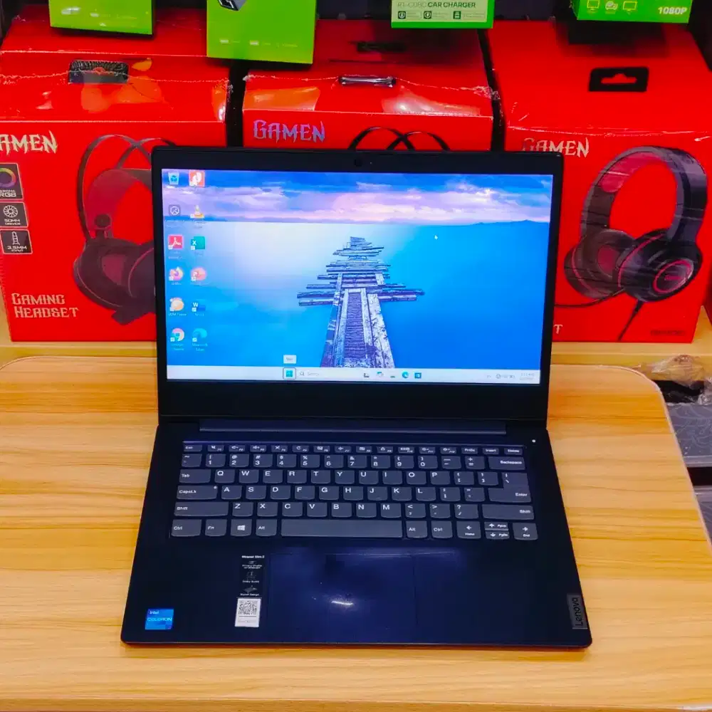Laptop Lenovo IdeaPad 3 14ADA05 Slim N4020 RAM 4/256GB SSD Siap Pakai