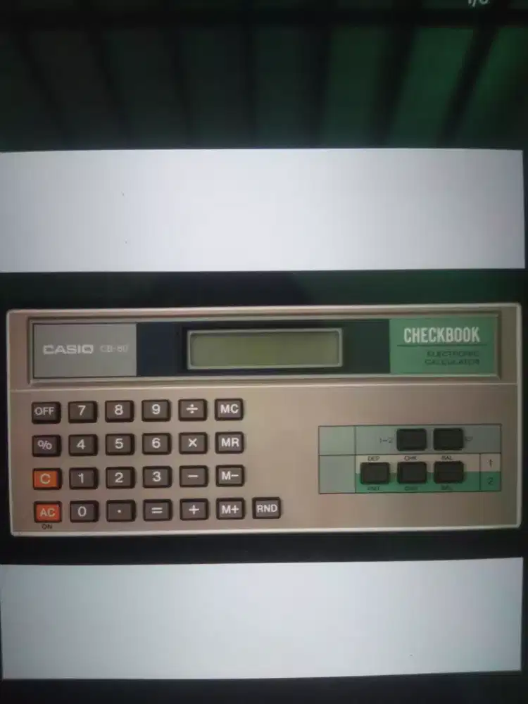 CASIO KALKULATOR CB-80 VINTAGE JAPAN