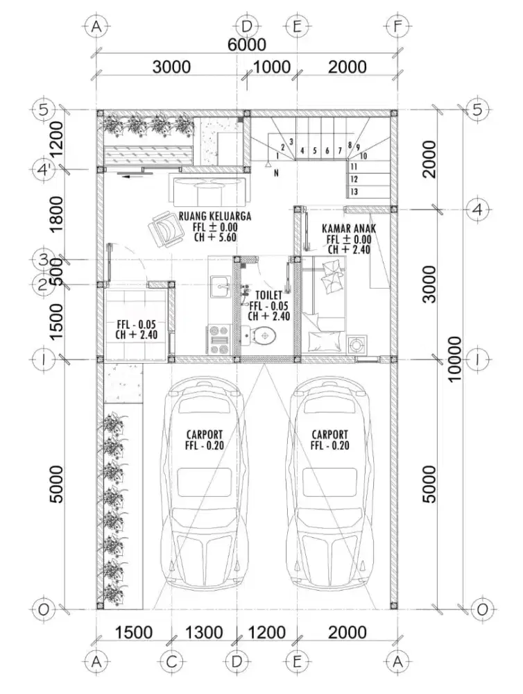 RUMAH 2 LANTAI MODERN MINIMALIS JAKARTA TIMUR