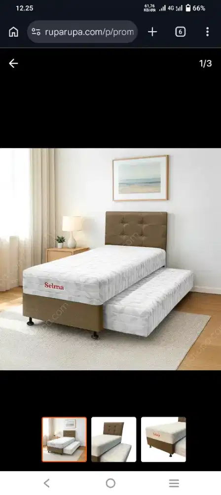 PROMO!! SELMA SOICA KASUR 2 IN 1 100X200CM