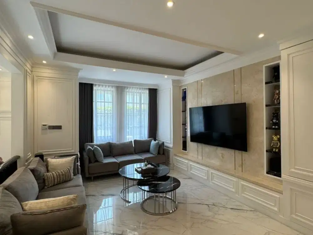 Rumah Pik1 Layar Permai Uk 16X15 Full Renovasi,Furnish,Marmer,Bagus Rapih Siap Huni