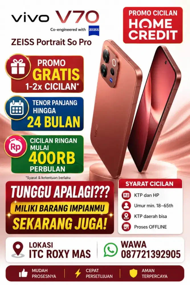 Promo cicilan Vivo v70