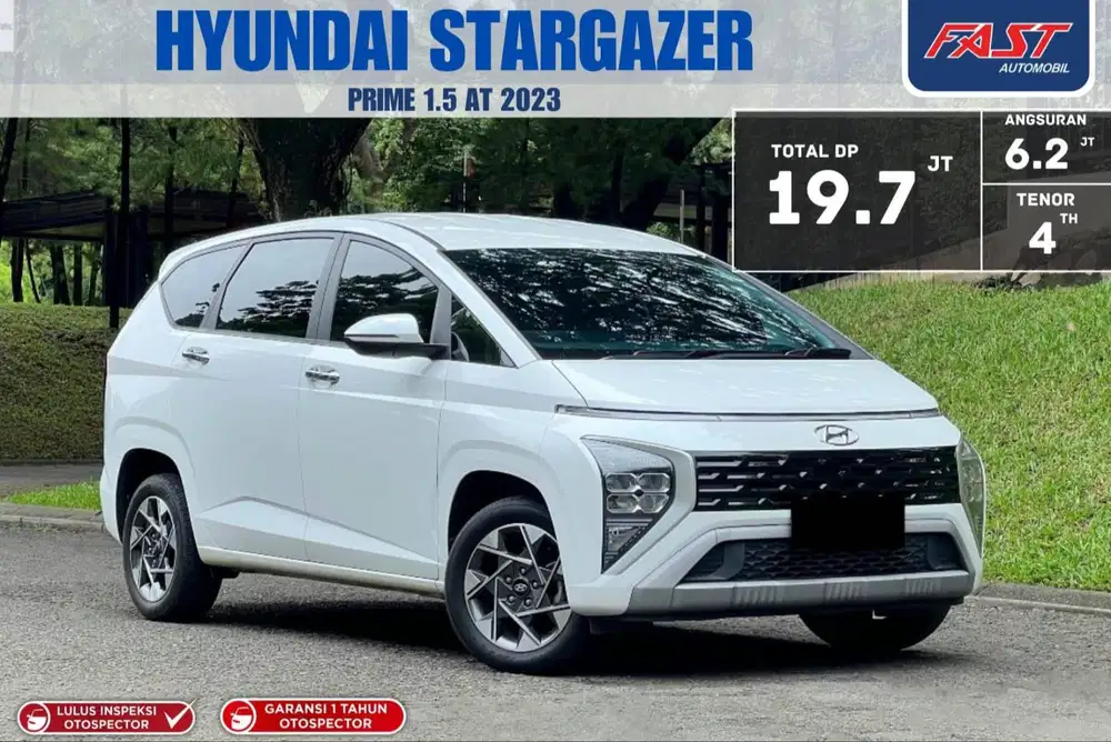 HYUNDAI STARGAZER PRIME 2023 1.5 AT LOW KM.26RB ANTIK PAJAK PANJANG