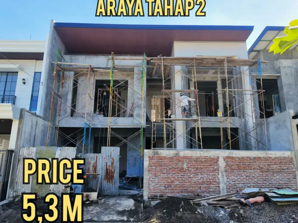 BARU GRESS‼️RUMAH MODERN TROPIS MEWAH ARAYA 2 GALAXY BUMI PERMAI SURABAYA TIMUR. DEKAT MERR, MANYAR, KLAMPIS, ITS, Dsb