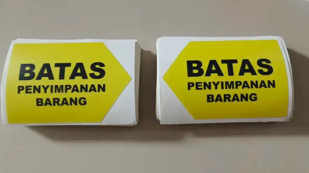 Cetak Sticker rambu stiker panah vinyl oneway sanblast & transparant