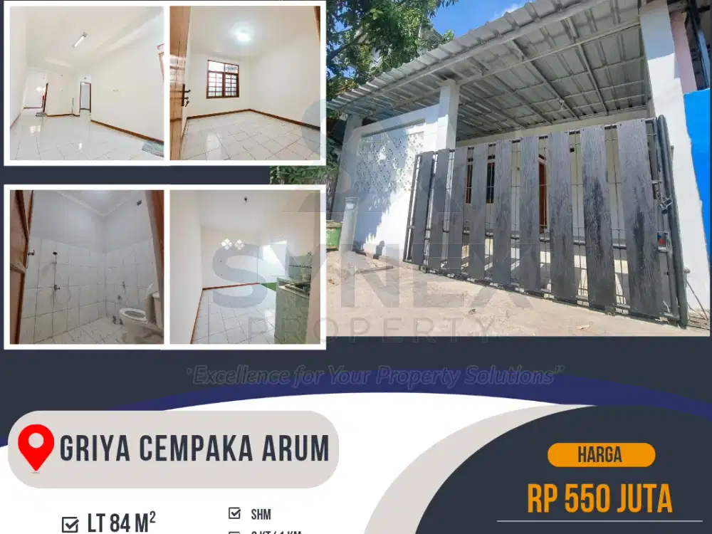 Dijual cepat rumah di Komplek Griya Cempaka Arum, Gedebage, Kota Bandung