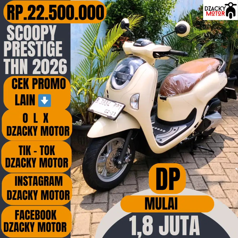 SCOOPY PRESTIGE 2026 SECOND LIKE NEW