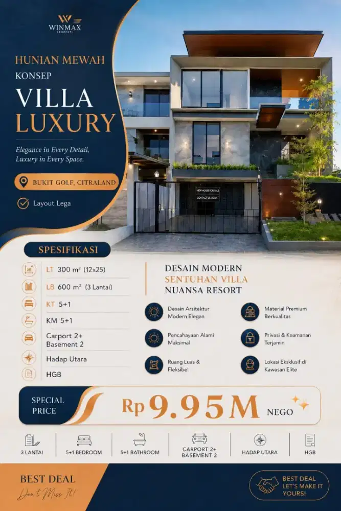 Harga special rumah baru gress siap huni citraland surabaya
