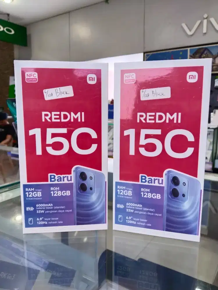 XIAOMI Redmi 15C 6GB/128GB, 8GB/256GB, MTK Helio G81 Garansi Resmi