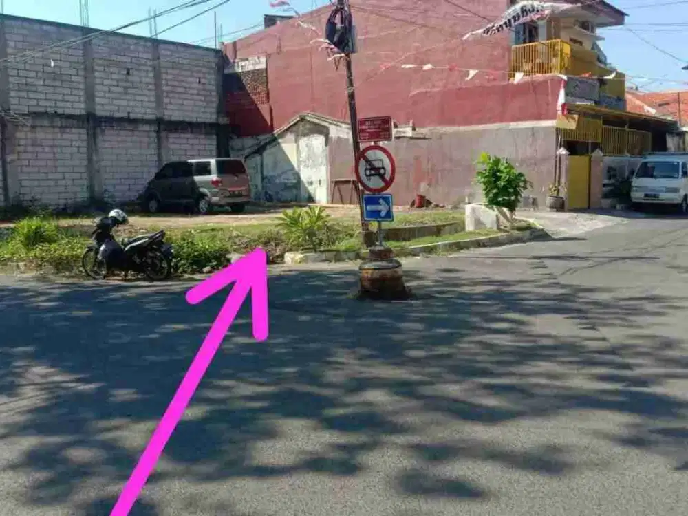 Dijual Tanah 191 m2 Darmo Baru Barat Kavling Cocok Kost SHM Selatan Timur Sukomanunggal