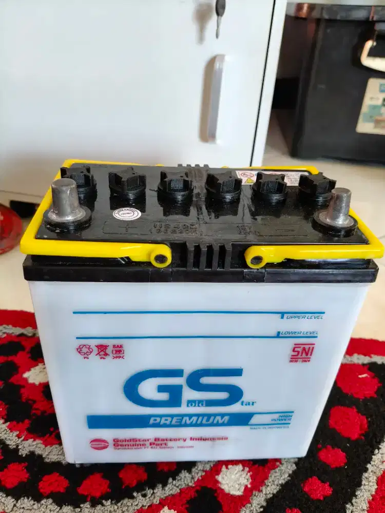 aki mobil motor rombong gs premium ns40z 12v35ah aksesoris sparepart