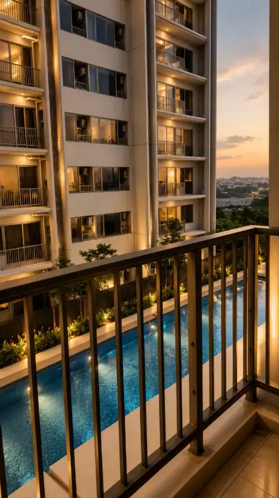 Dijual BU Apartemen Orange County 2 BR Full Furnished Nego Sampai Jadi