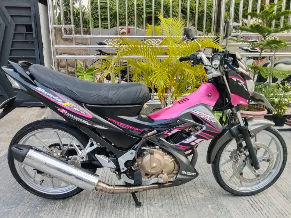 Suzuki Satria F 150cc tahun 2012 mesin halus siap pakai