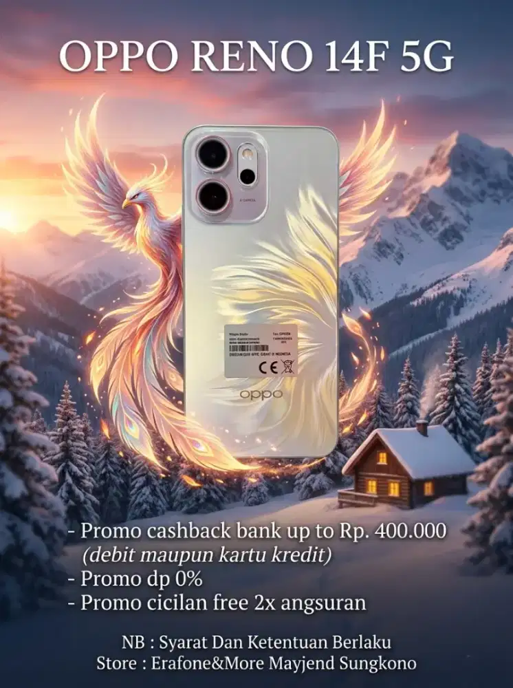 OPPO RENO 14F 8/256 CASHBACK