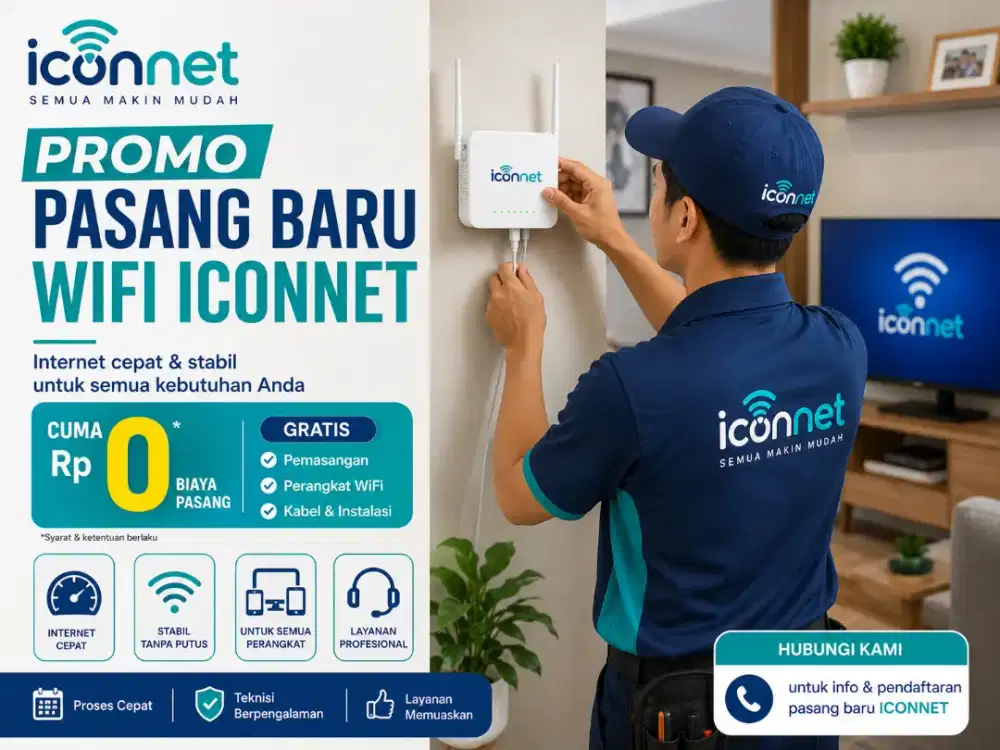 Promo pasang baru wifi Iconnet