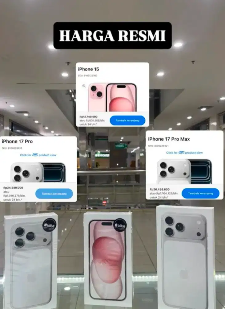 KREDIT IPHONE 17 PRO MURAH BANDUNG