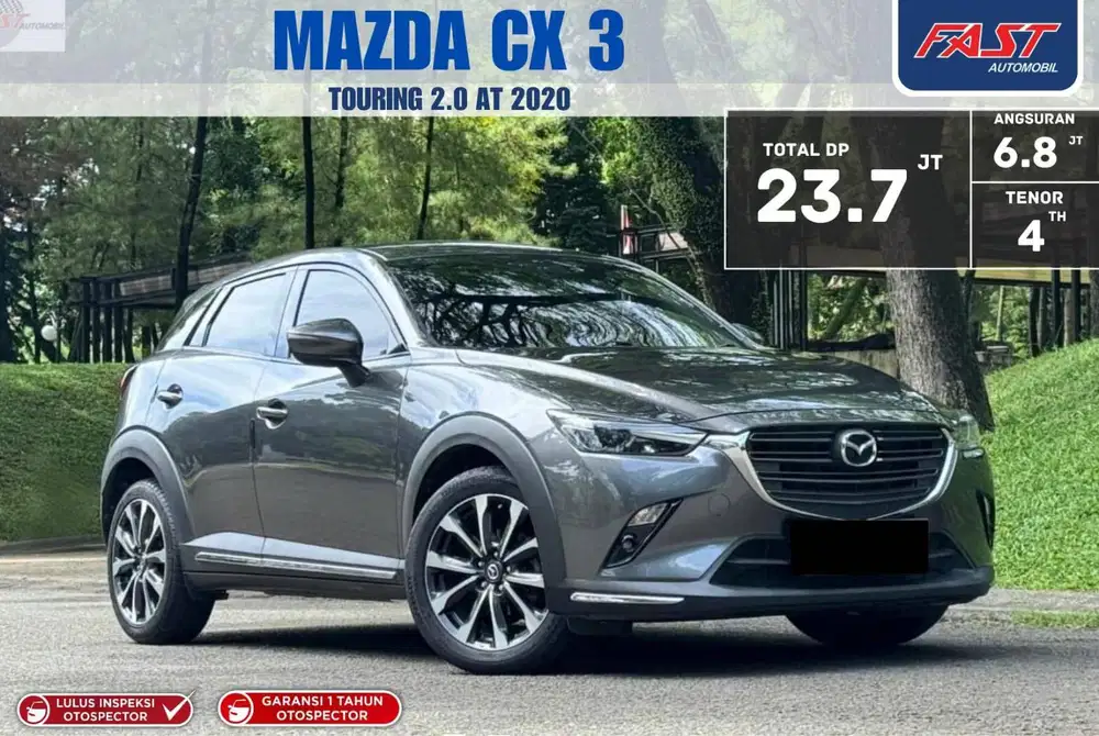 MAZDA CX3 TOURING 2020 2.0 AT KM.60RB & PAJAK PANJANG