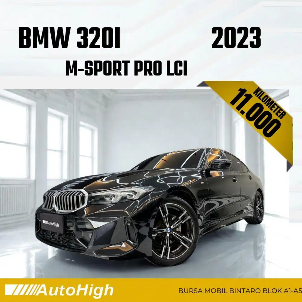 DP10% [Km11.000] 320i M-Sport LCi 2023 Black Reg 2024 #AUTOHIGH