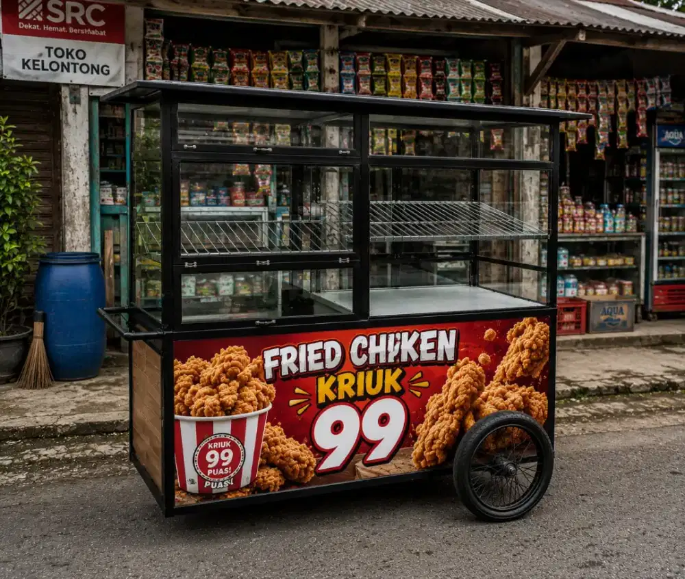 Grobak fried chiken bagus