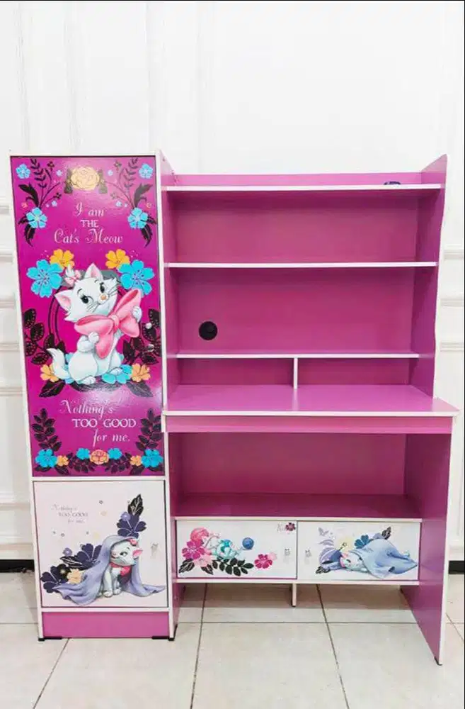 meja belajar anak marrie cat