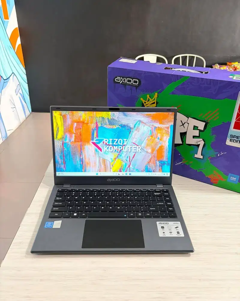 Axioo MyBook Hype 1 Intel Celeron N4020 RAM 8GB SSD 128GB Siap Pakai
