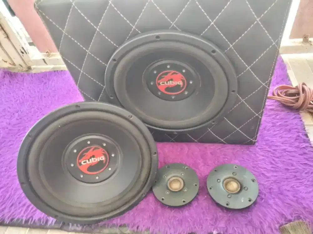 Subwoofer CUBIG + KEF mulus original