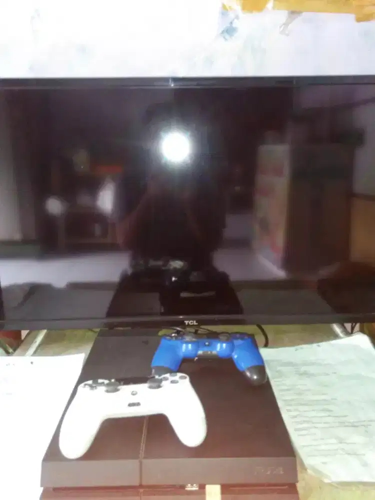 Dijual 2 unit ps4 +tv,siap pakai,bekas,kondisi ok